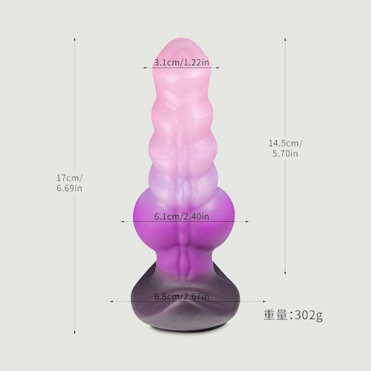 Πρωκτική Σφήνα Large Ροζ 18.5cm