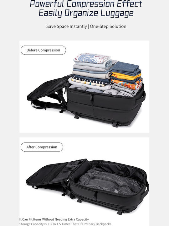 Arctic Hunter Backpack for Laptop 15.6" in Black Colour B00866-BK