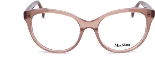 Max Mara Γυναικείος Κοκκάλινος Σκελετός Γυαλιών Cat Eye MM 5102 072