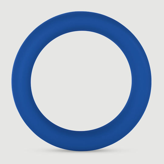 Φαρδύ Δαχτυλίδι Πέους Σιλικόνης Forto F-64 45 Mm Wide Silicone Medium Cock Ring Μπλε