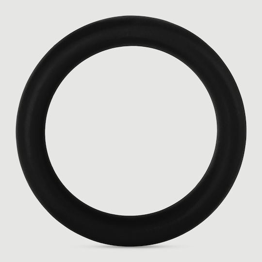 Φαρδύ Δαχτυλίδι Πέους Σιλικόνης Forto F-64 50 Mm Wide Silicone Large Cock Ring Μαύρο