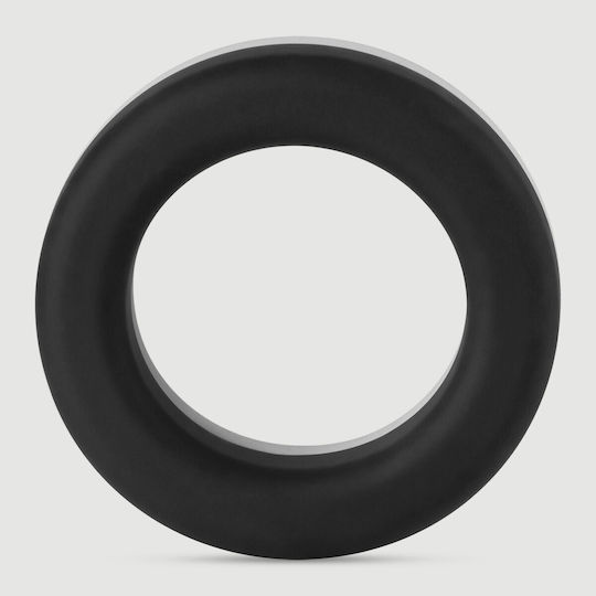Forto F-19 2 Tone Silicone Cock Ring White Black
