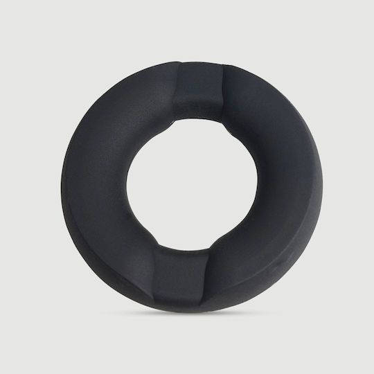 Εύκαμπτο Δαχτυλίδι Πέους Σιλικόνης Flexible Hard Knot Silicone Cock Ring 40 Mm Μαύρο