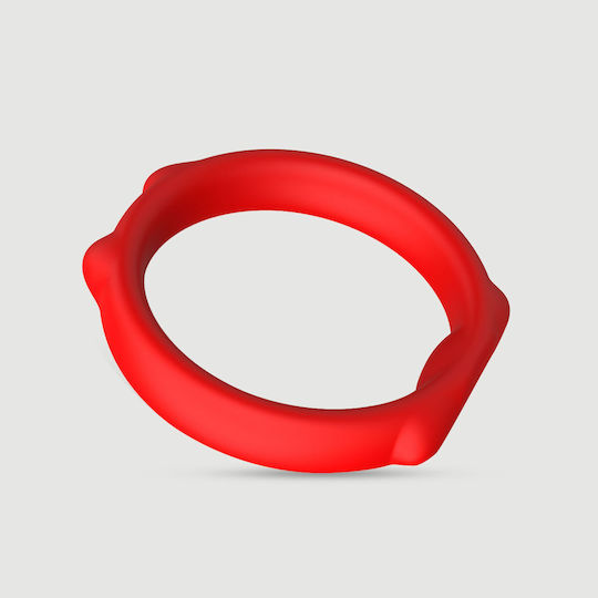 Σετ 3 Δαχτυλίδια Πέους Σιλικόνης Cat Ears 3 Silicone Cock Ring Set Κόκκινο