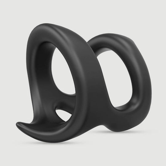 Δαχτυλίδι Πέους Σιλικόνης Σχήμα U Shaped Soft Silicone Cock Ring Μαύρο