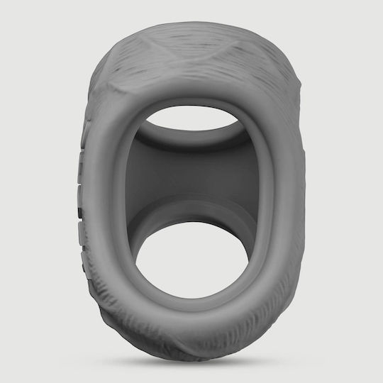 Shaft Model Ps Liquid Silicone Cock & Ball Stetcher Gray