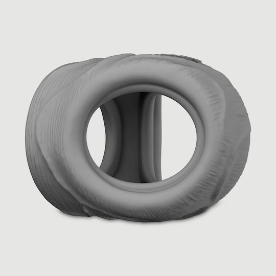 Shaft Model Ps Liquid Silicone Cock & Ball Stetcher Gray
