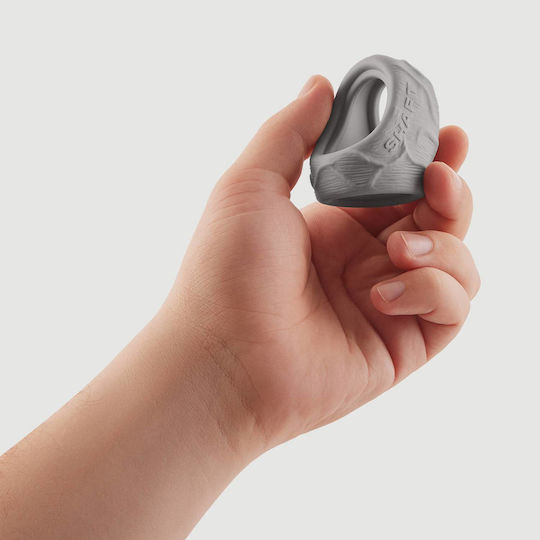 Shaft Model Ps Liquid Silicone Cock & Ball Stetcher Gray