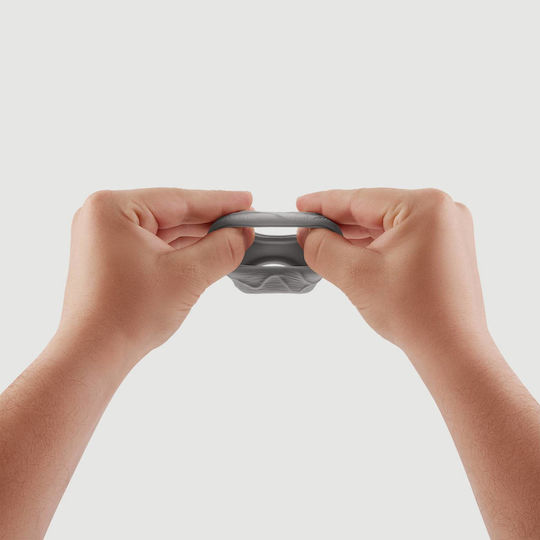 Shaft Model Ps Liquid Silicone Cock & Ball Stetcher Gray