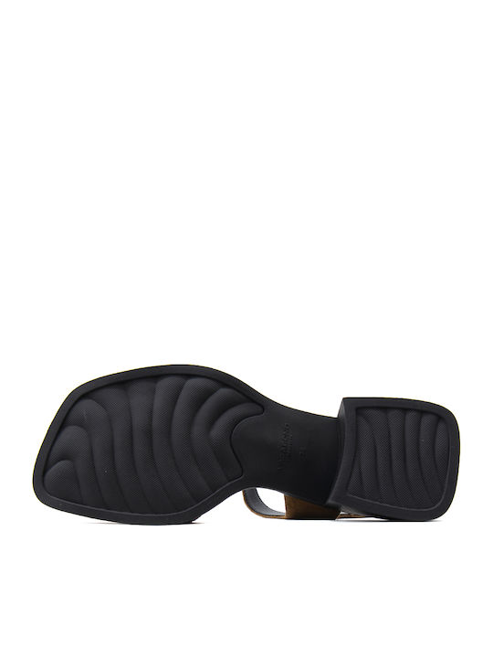 Ines Suede Sandals Brown