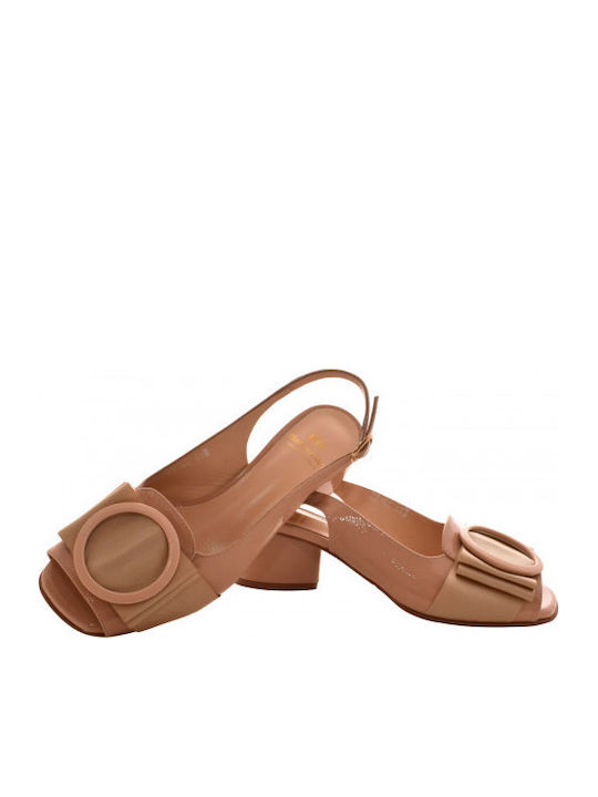 Leather Beige Sandals