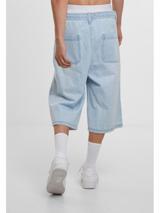 Skater Men's Denim Shorts New Light Blue Washed