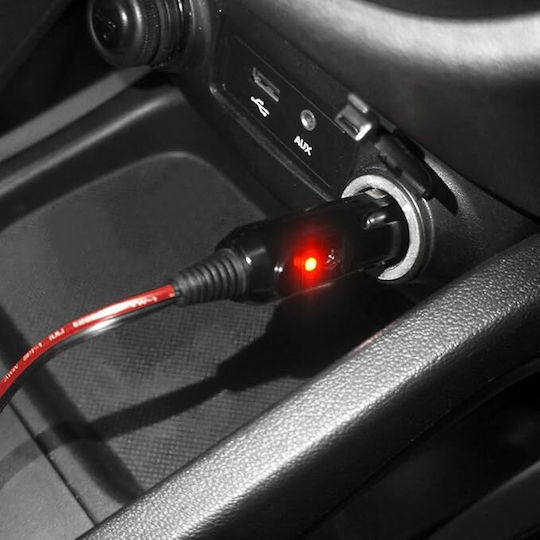 Удължител за Автомобилна Запалка 12v 400 См Дължина Пластмаса Мед Защитен Капак Черен Червен