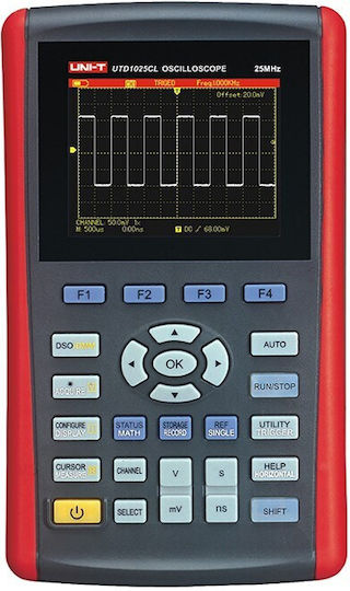 Uni-T UTD1025CL Heat Rate Monitor Hand Tool 25MHz with 1 Channel and 3.5" Screen