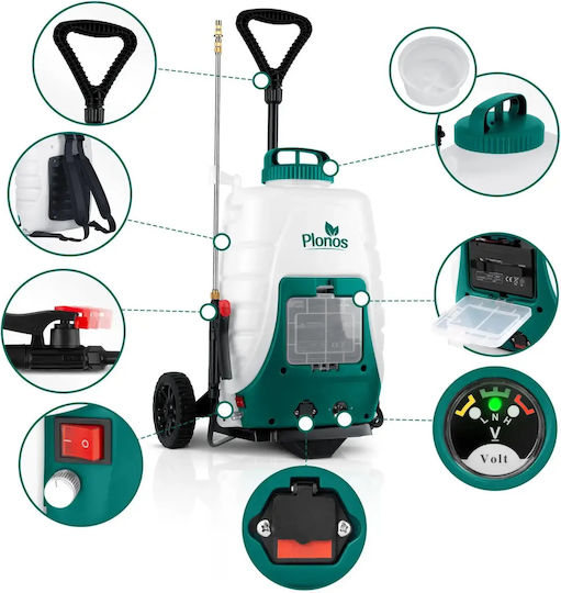 Smartic Smartic Drucksprüher mit Batterie 8Ah in Rosa Farbe