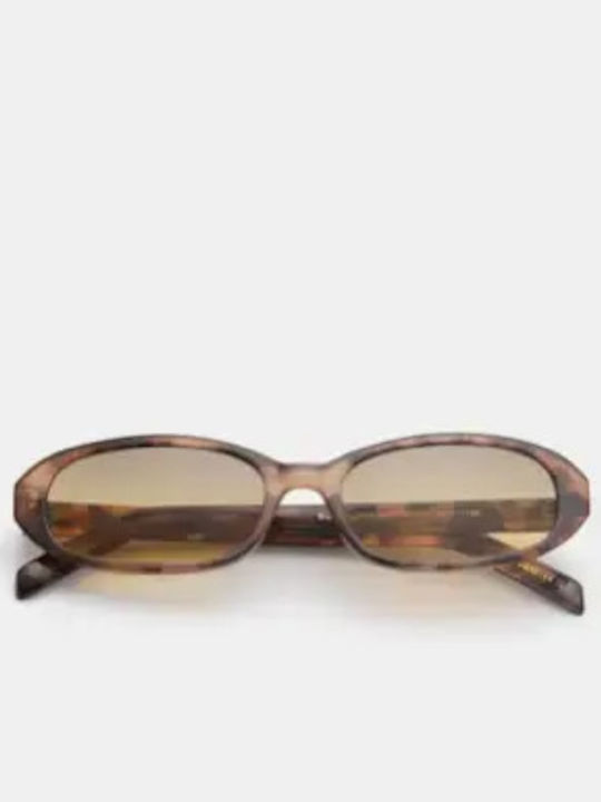 A.Kjaerbede Coquina Unisex Sonnenbrillen mit Braunen Rahmen und Braunen Gläsern KL2415-005