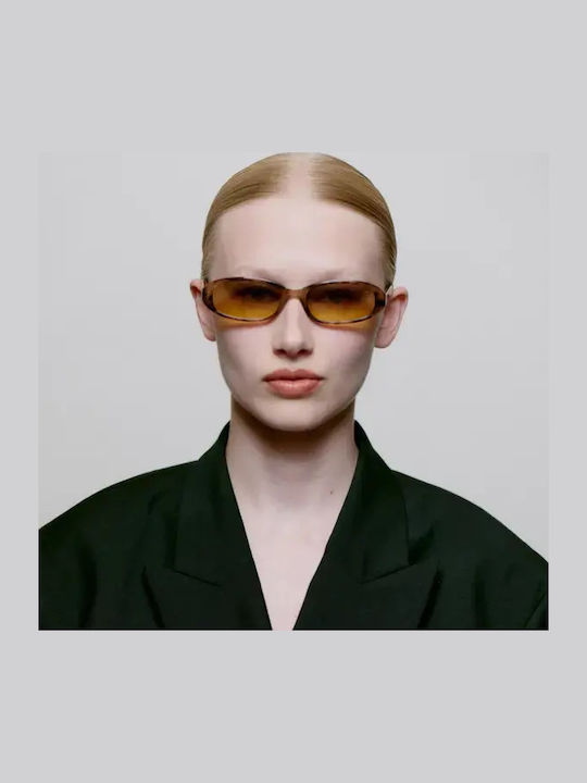 A.Kjaerbede Coquina Unisex Sonnenbrillen mit Braunen Rahmen und Braunen Gläsern KL2415-005