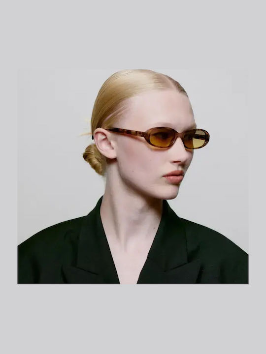 A.Kjaerbede Coquina Unisex Sonnenbrillen mit Braunen Rahmen und Braunen Gläsern KL2415-005