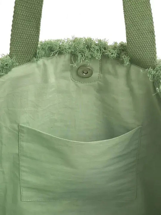Ble Resort Collection Pflanzen Korbweide Strandtasche Grün