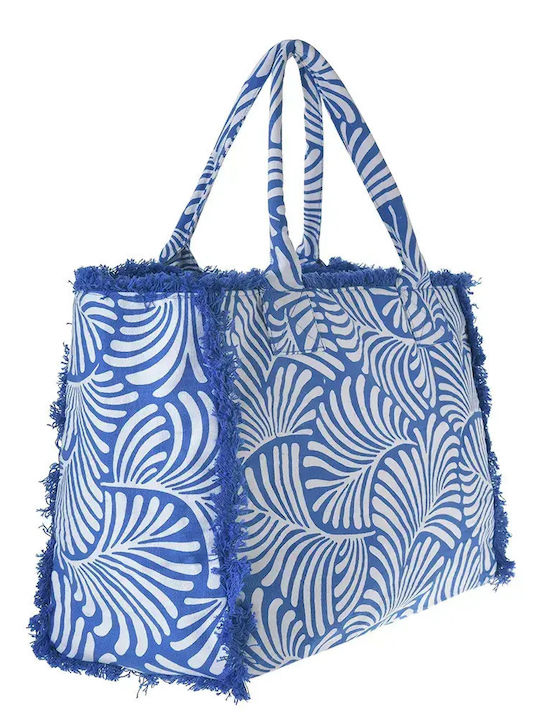 Ble Resort Collection Υφασμάτινη Τσάντα Θαλάσσης Μπλε Ble Resort Collection Υφασμάτινη Τσάντα Θαλάσσης Μπλε