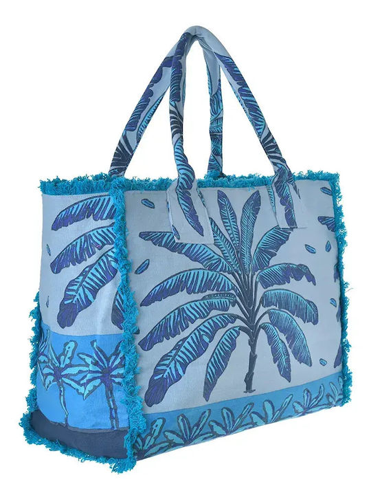 Ble Resort Collection Υφασμάτινη Τσάντα Θαλάσσης Μπλε Ble Resort Collection Υφασμάτινη Τσάντα Θαλάσσης Μπλε