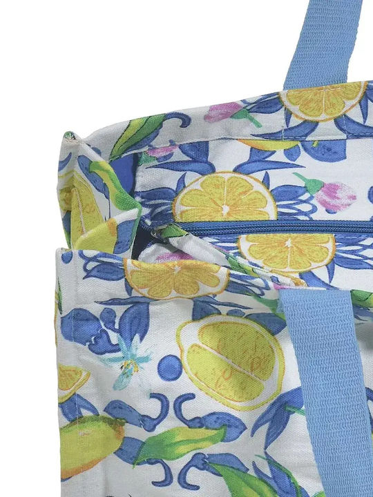 Ble Resort Collection Υφασμάτινη Τσάντα Θαλάσσης Μπλε Ble Resort Collection Υφασμάτινη Τσάντα Θαλάσσης Μπλε
