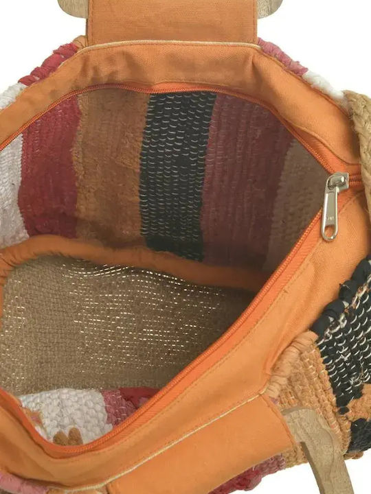 Ble Resort Collection Geantă De Plajă Din Wicker Fucsia