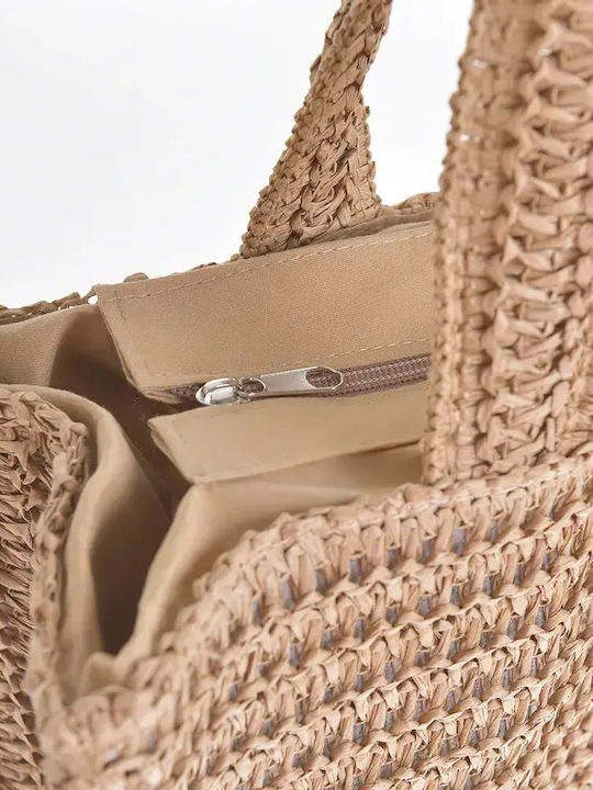 Ble Resort Collection Ψάθινη Τσάντα Θαλάσσης Μπεζ Ble Resort Collection Ψάθινη Τσάντα Θαλάσσης Μπεζ