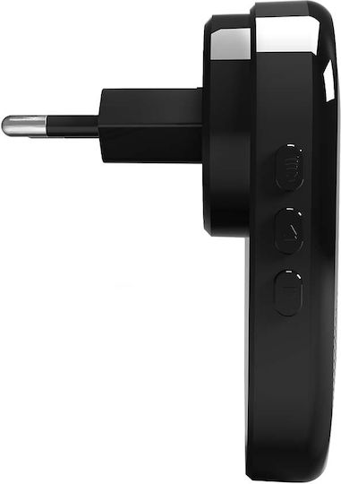 Nedis Rf 433 Mhz Smartlife Wireless Doorbell 55 Melodies Adjustable Volume Black
