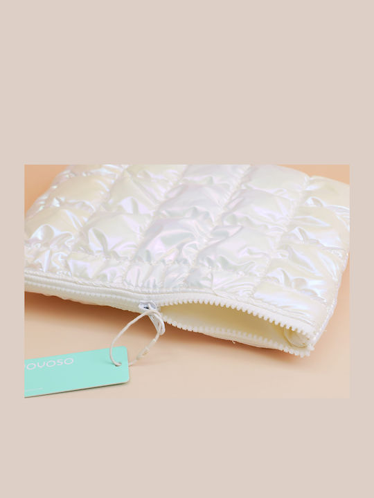 Yoyoso Makeup Bag Official Mesh White Filled Cotton