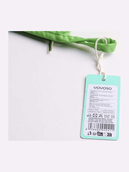 Toiletry Bag Transparent Green
