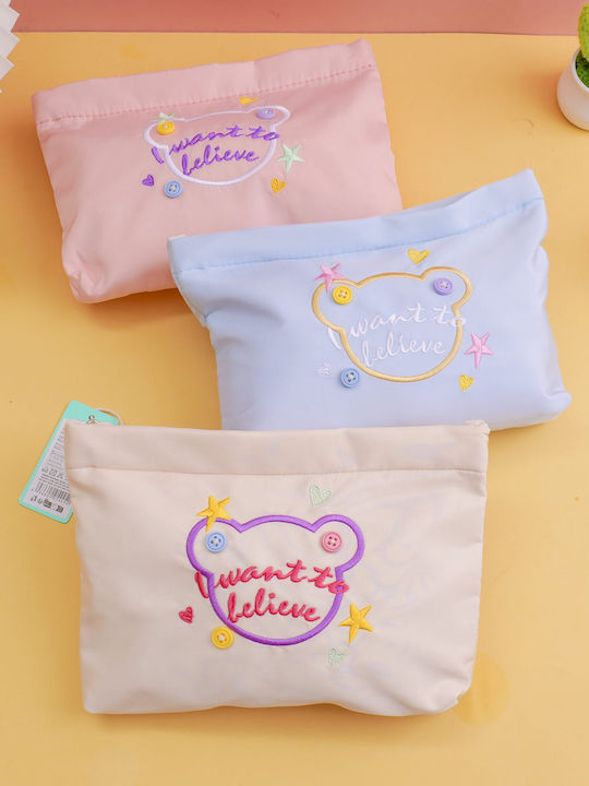 Neseser Roz Marshmallow Cu Capac