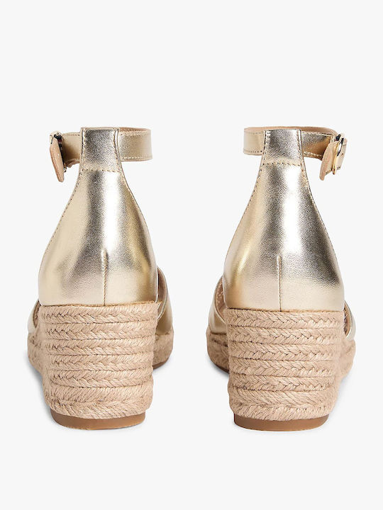 Summer Women's Platform Espadrilles Style Gold