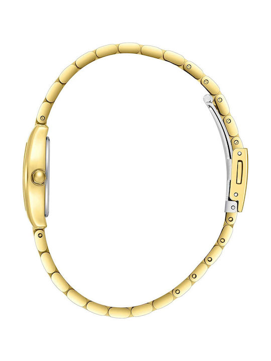Lee Cooper Women's Watch 22mm Battery with Gold Metal Bracelet