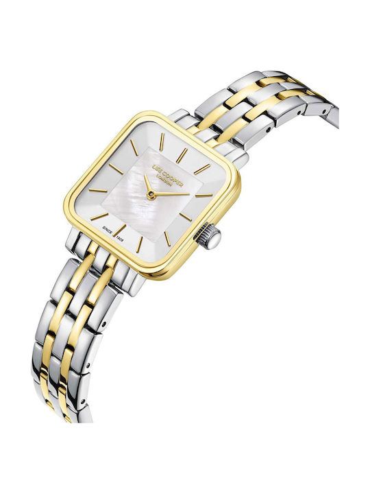 Lee Cooper Tone Womens Watch Battery with Silver Metal Bracelet