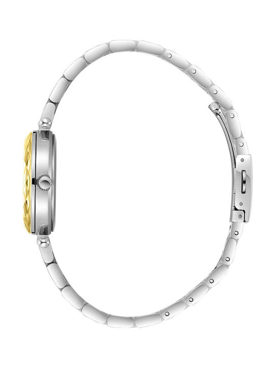 Lee Cooper Women's Watch 28mm Battery with Silver Metal Bracelet