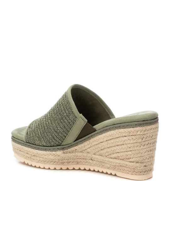 Summer Women's Platform Sandals in Slipper Style Khaki