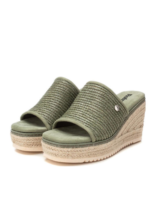 Summer Women's Platform Sandals in Slipper Style Khaki
