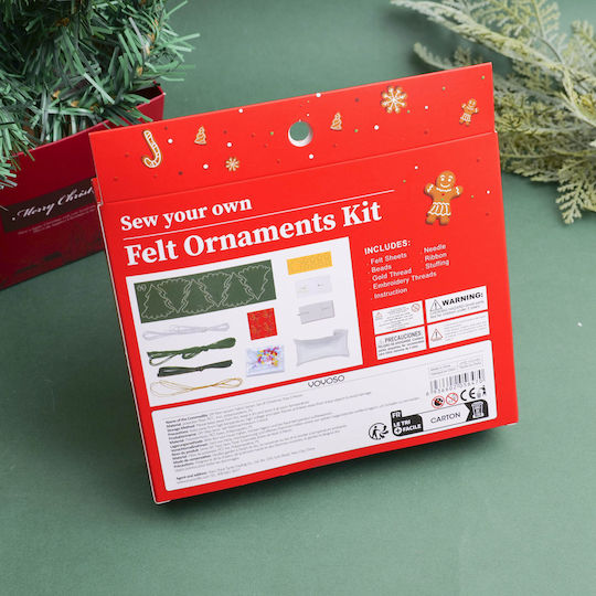 Diy Series Nonwoven Fabrics Set 3 Pieces Christmas Tree