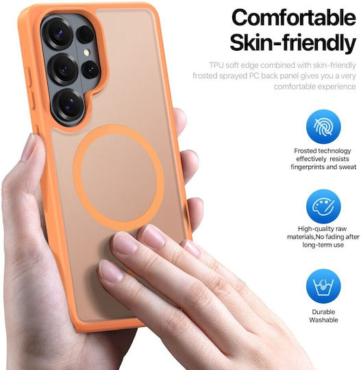 Dux Ducis Yind Series Back Cover Plastic Orange (Galaxy S26 Ultra)