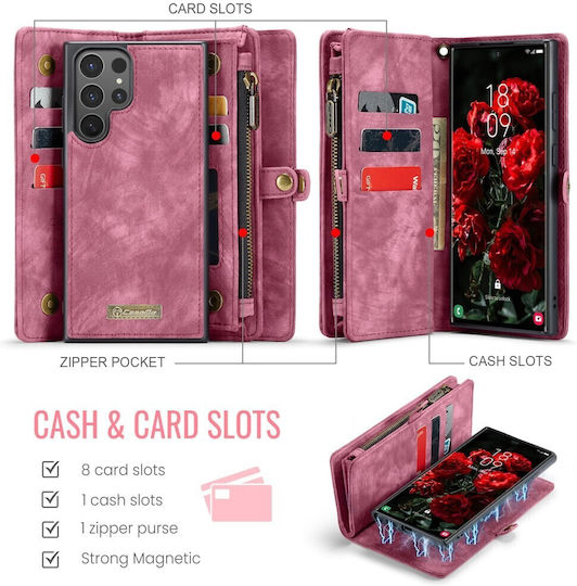 Caseme Wallet Silicone Burgundy (Galaxy S26 Ultra)