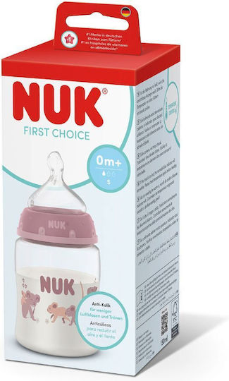 Nuk Πλαστικό Μπιμπερό First Choice Κατά των Κολικών με Θηλή Σιλικόνης για 0+ μηνών Μπλε 150ml