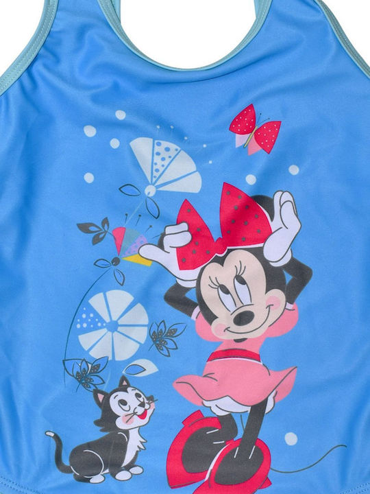 Disney Minnie Kids One-Piece Light Blue Swimwear Disney Minnie Kids One-Piece Light Blue Swimwear