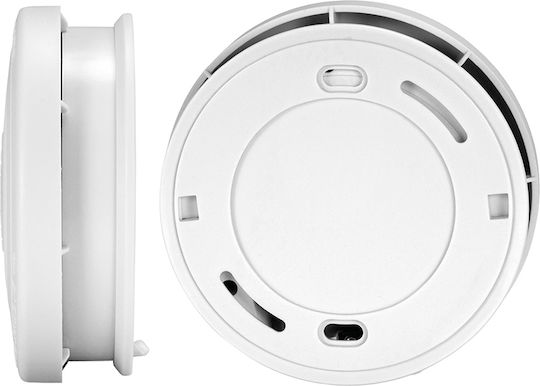 Alecto Pack 2 Optische Rauchmelder 85db Testknopf Stummschaltfunktion Weiße