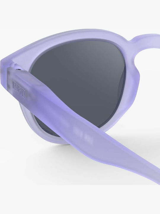Izipizi Round Kids Sunglasses with Polarized Lens Purple for 5-7 Years