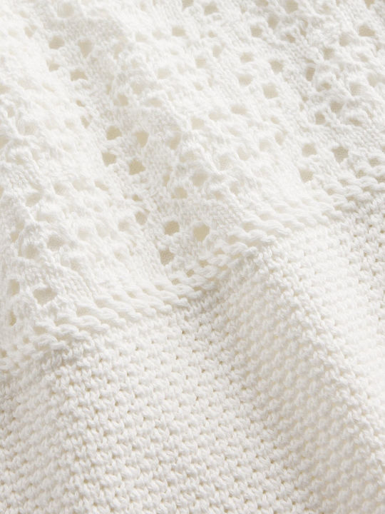 Mädchenkleid Kurzärmelig Off-White