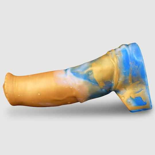 Monster Jump Penis Sleeve Extension 15 X 4.5 Cm Blue Yellow