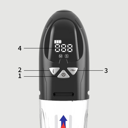 Electric Water Penis Pump Lcd Screen Waterproof Pump My Dick Lcd Hydro Penis Pump Transparent