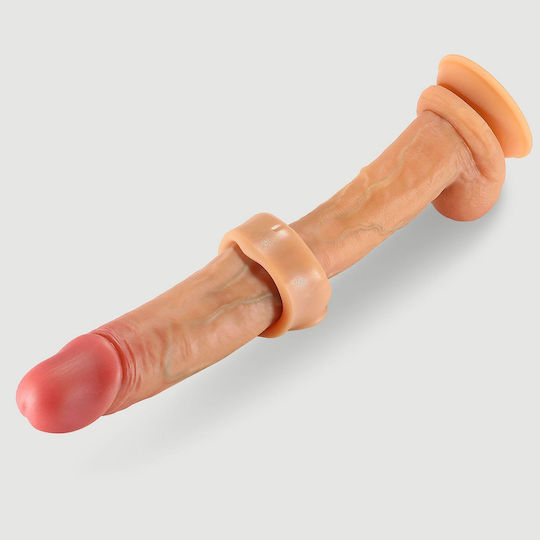Realistisches Penis-Kleid aus Weicher Silikon 20,5 Cm Real Deal Soft Silicone Realistische Penis-Verlängerung Natürlich