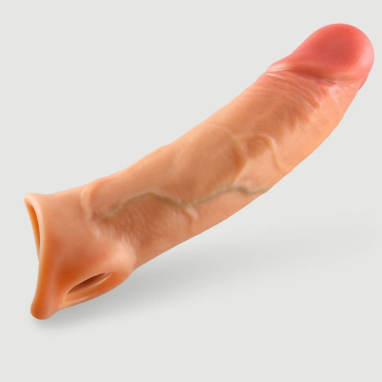 Realistisches Penis-Kleid aus Weicher Silikon 20,5 Cm Real Deal Soft Silicone Realistische Penis-Verlängerung Natürlich